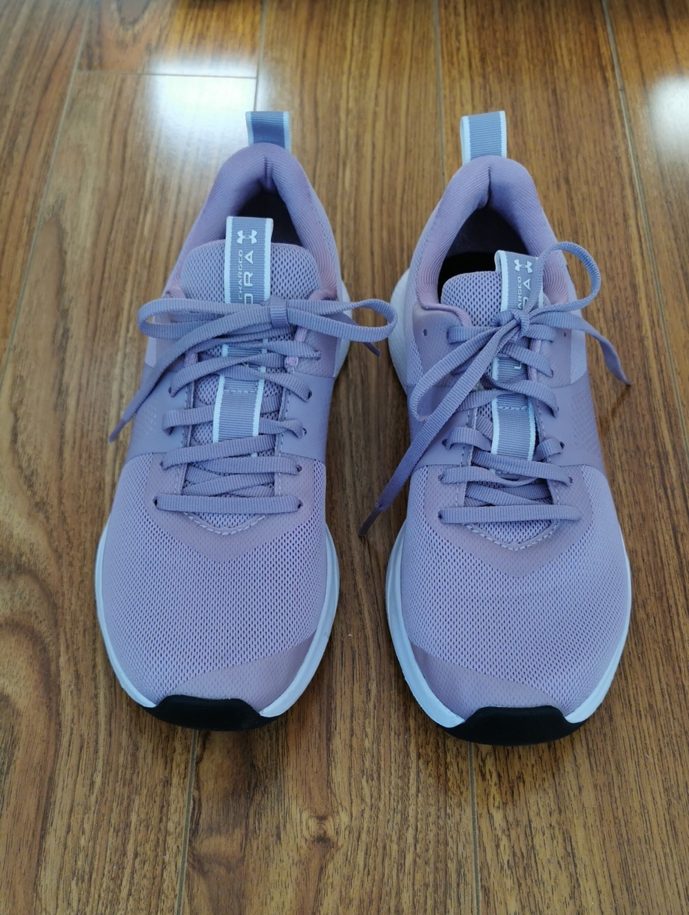 Under Armour Women's Lavender Mesh Training Sneakers